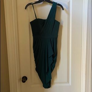 BCBG One-Shoulder Cocktail Dress, Size 2